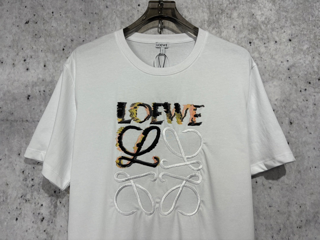 사슬 / 로에베 남성 라운드넥 프린트 반팔 티셔츠