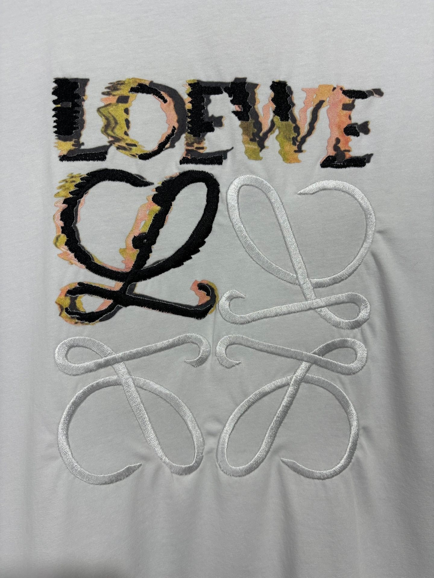 사슬 / 로에베 남성 라운드넥 프린트 반팔 티셔츠