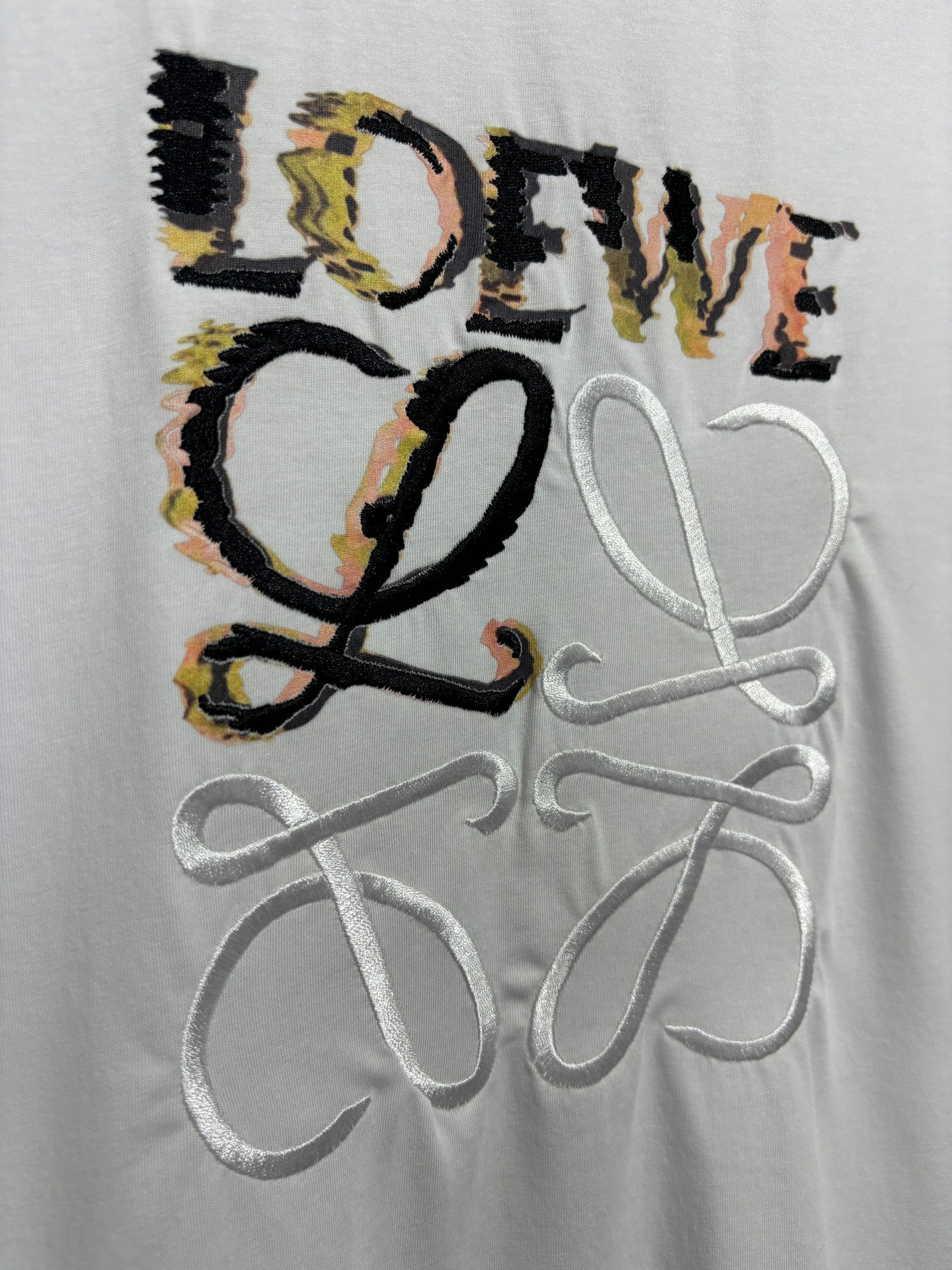 사슬 / 로에베 남성 라운드넥 프린트 반팔 티셔츠