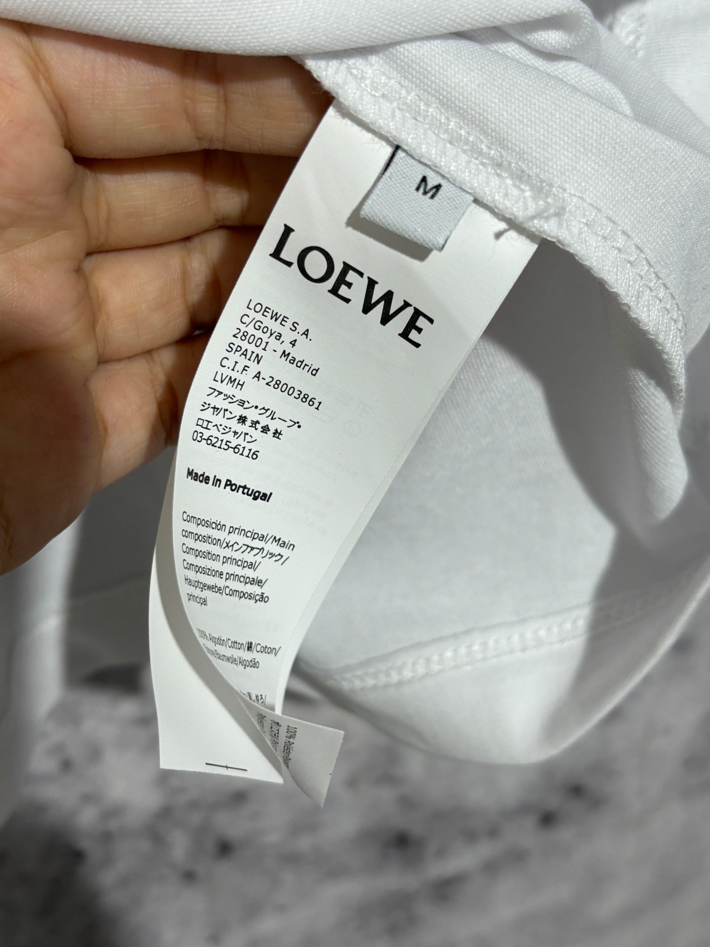 사슬 / 로에베 남성 라운드넥 프린트 반팔 티셔츠