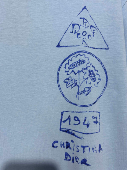 사슬 / 디올 남성 라운드넥 반팔 티셔츠