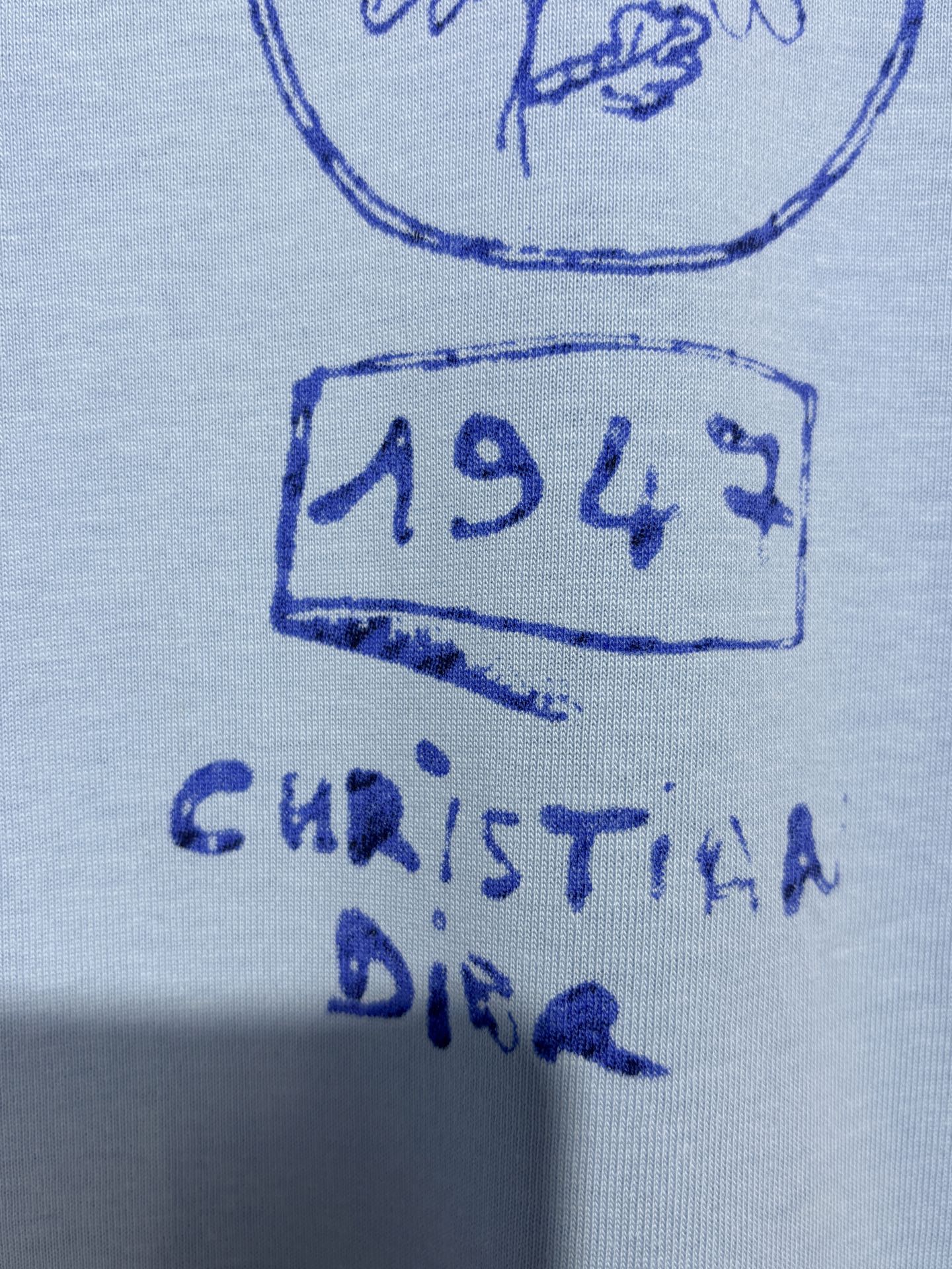 사슬 / 디올 남성 라운드넥 반팔 티셔츠