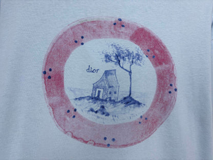 사슬 / 디올 남성 라운드넥 반팔 티셔츠
