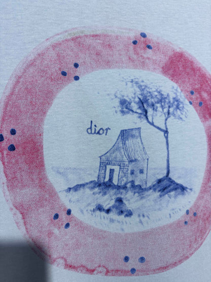 사슬 / 디올 남성 라운드넥 반팔 티셔츠