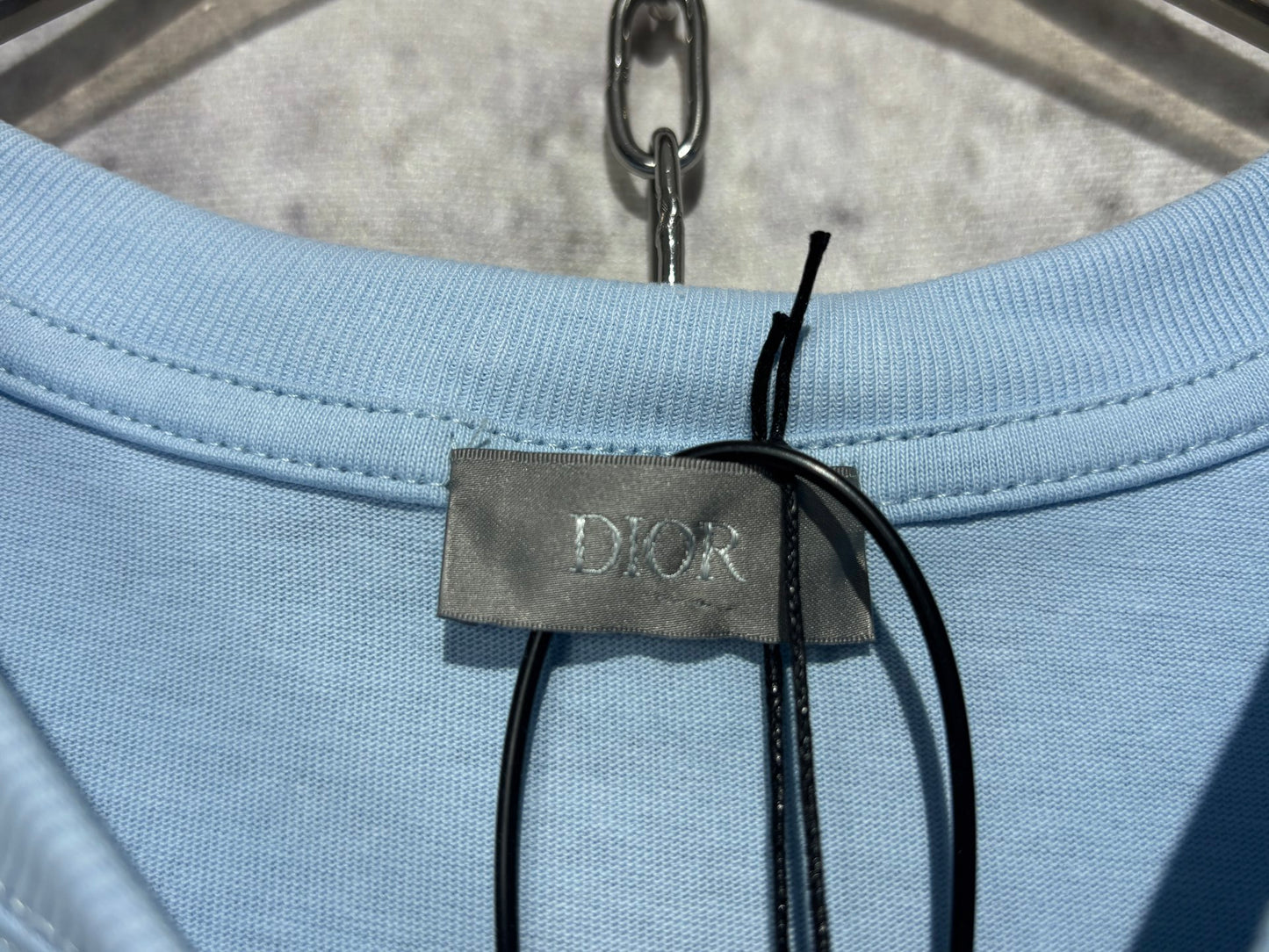 사슬 / 디올 남성 라운드넥 반팔 티셔츠