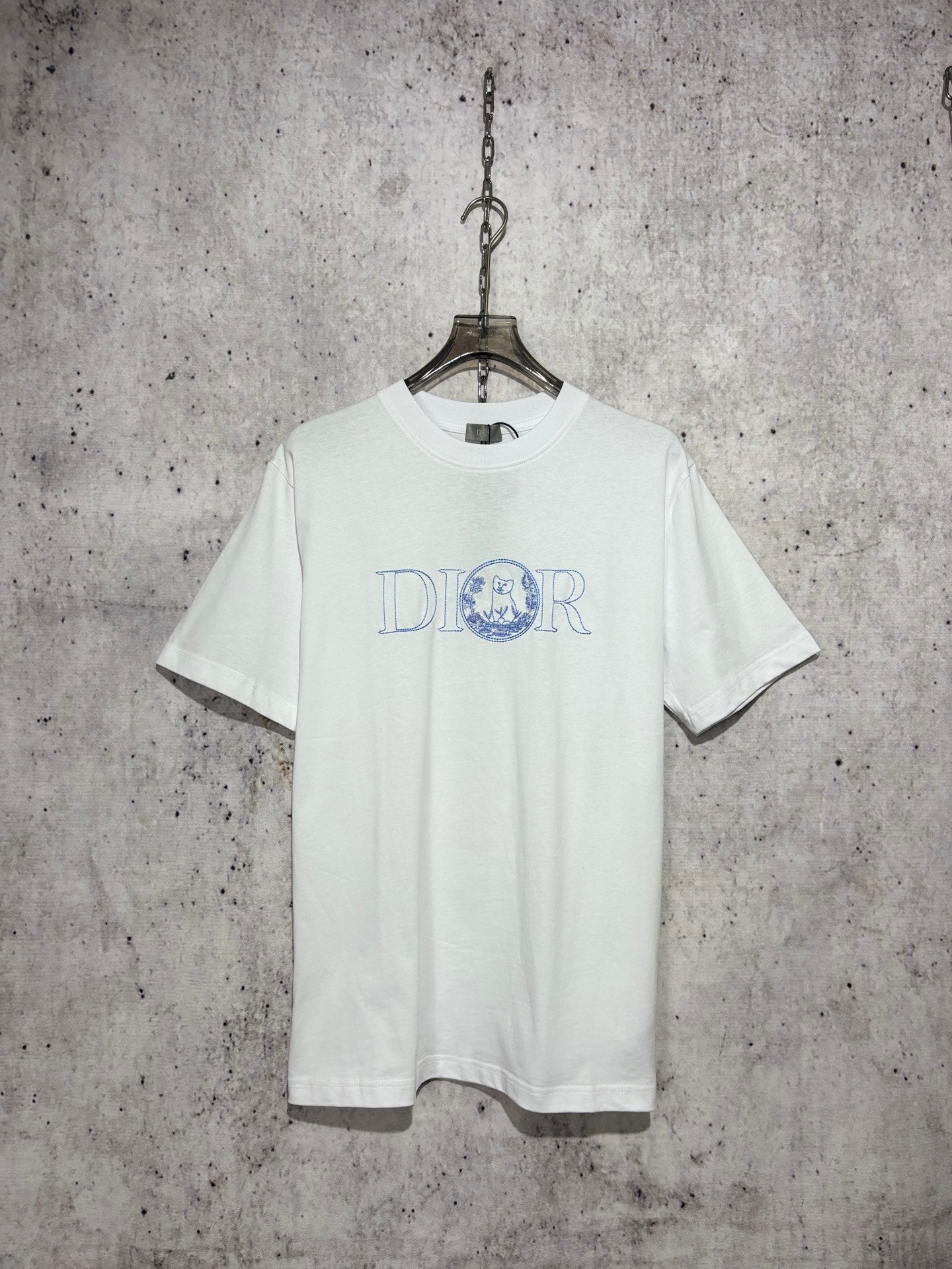 사슬 / 디올 남성 라운드넥 반팔 티셔츠