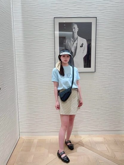 사슬 / 디올 남성 라운드넥 반팔 티셔츠