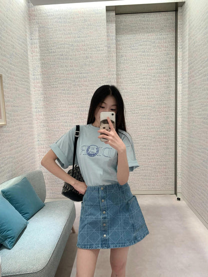 사슬 / 디올 남성 라운드넥 반팔 티셔츠