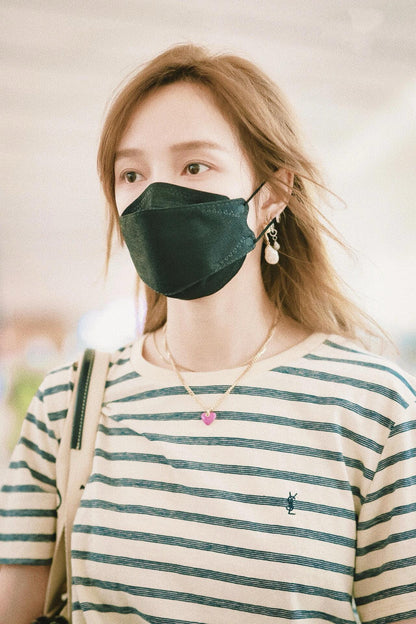 사슬 / 입생로랑 여성 스트라이프 라운드넥 반팔 티셔츠