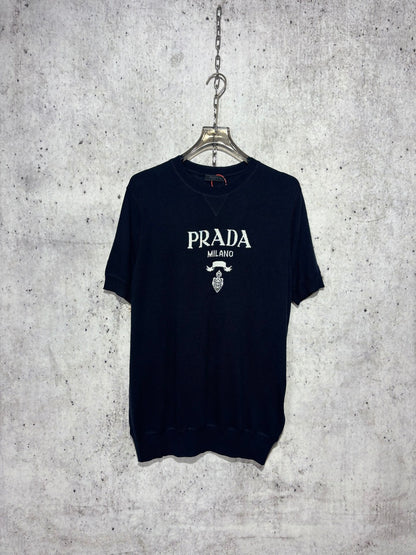 사슬 / 프라다 남성 로고 니트 티셔츠