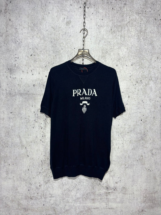 사슬 / 프라다 남성 로고 니트 티셔츠