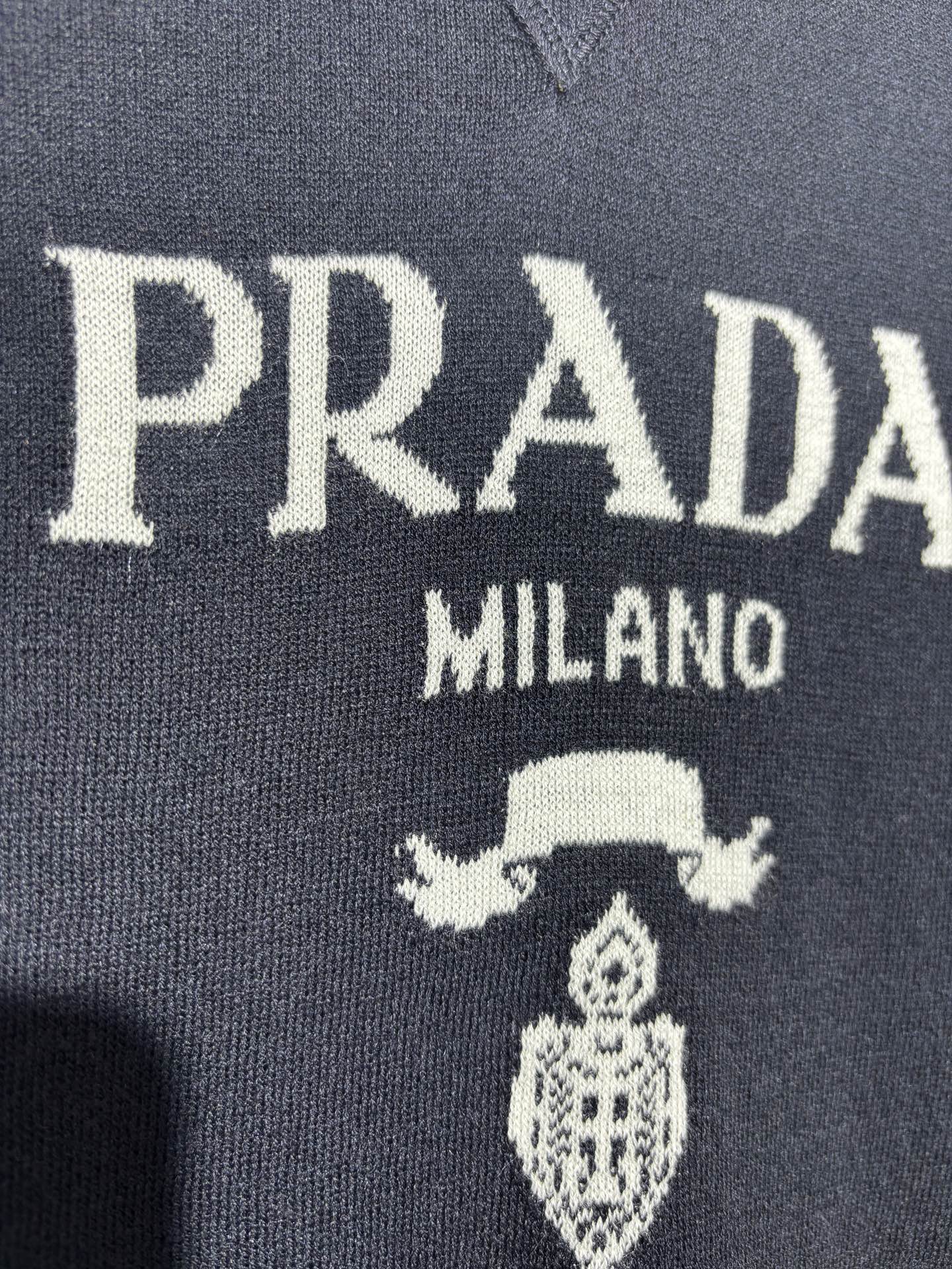 사슬 / 프라다 남성 로고 니트 티셔츠