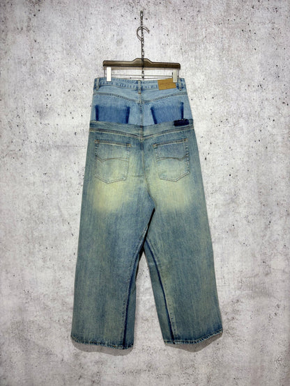 사슬 / 발렌시아가 남성 여성 청바지