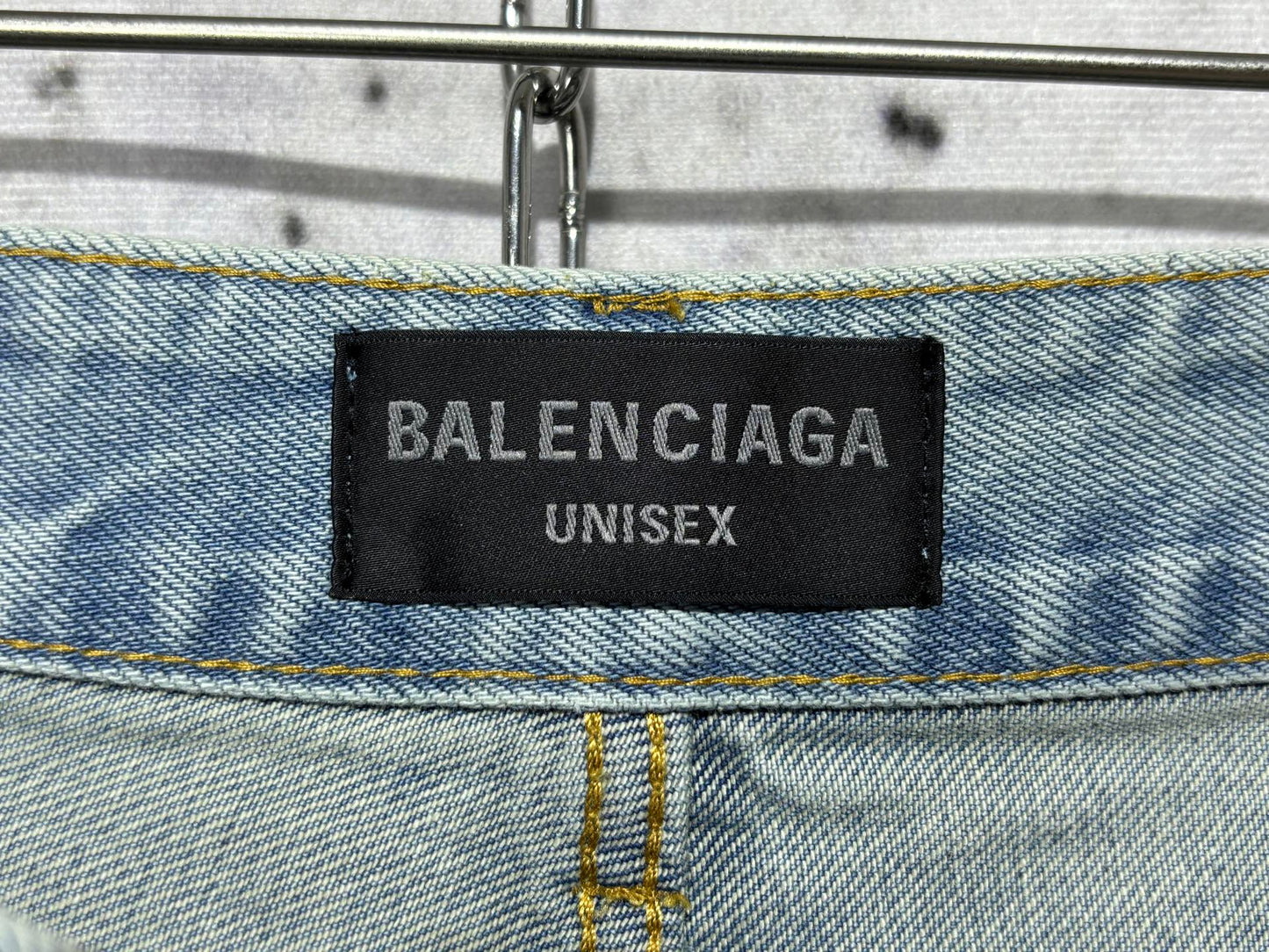 사슬 / 발렌시아가 남성 여성 청바지