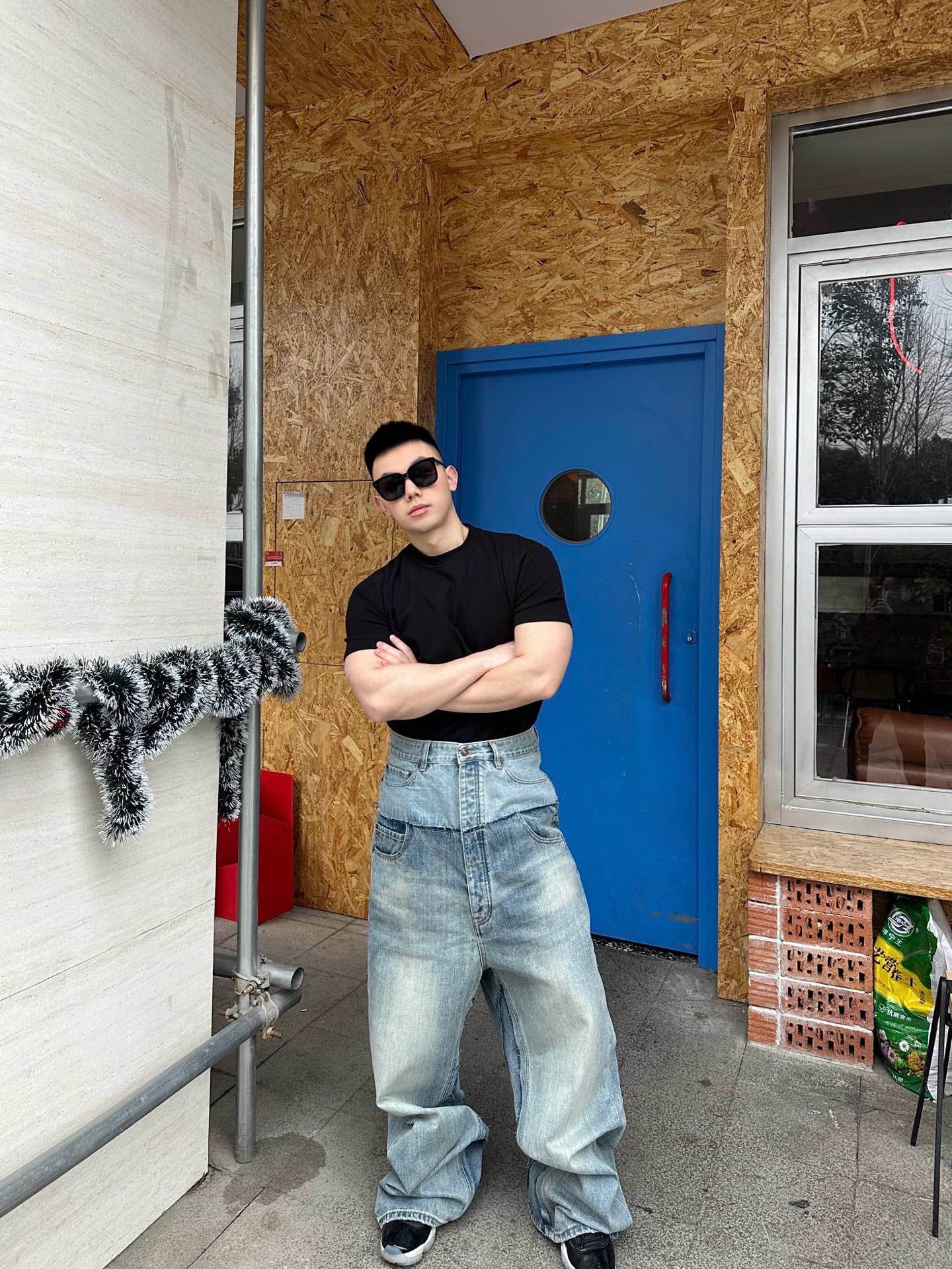 사슬 / 발렌시아가 남성 여성 청바지