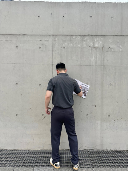 사슬 / 입생로랑 남성 자수 캐쥬얼 반팔 폴로넥 셔츠