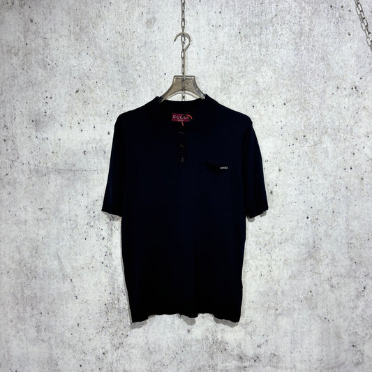 사슬 / 구찌 남성 폴로넥 반팔 셔츠