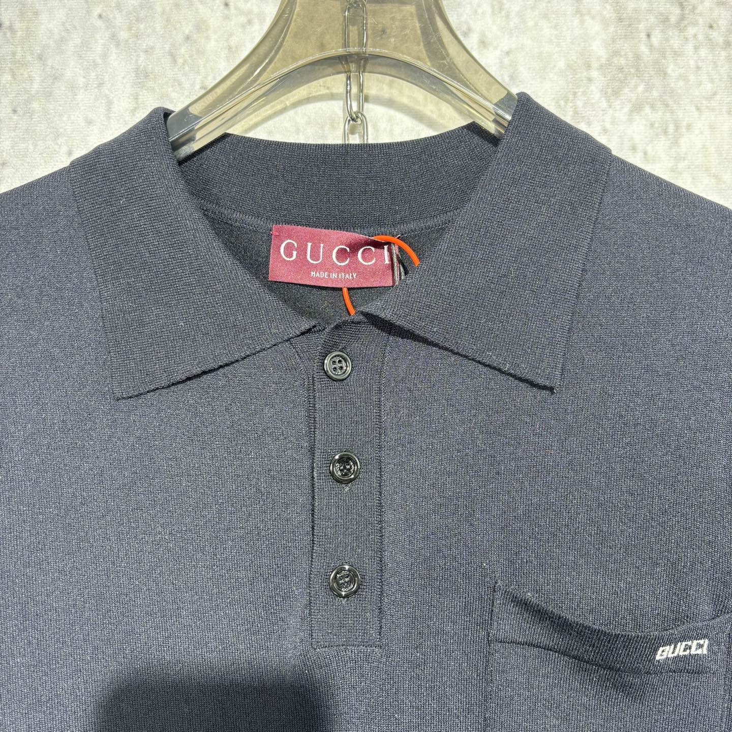 사슬 / 구찌 남성 폴로넥 반팔 셔츠