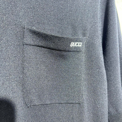 사슬 / 구찌 남성 폴로넥 반팔 셔츠