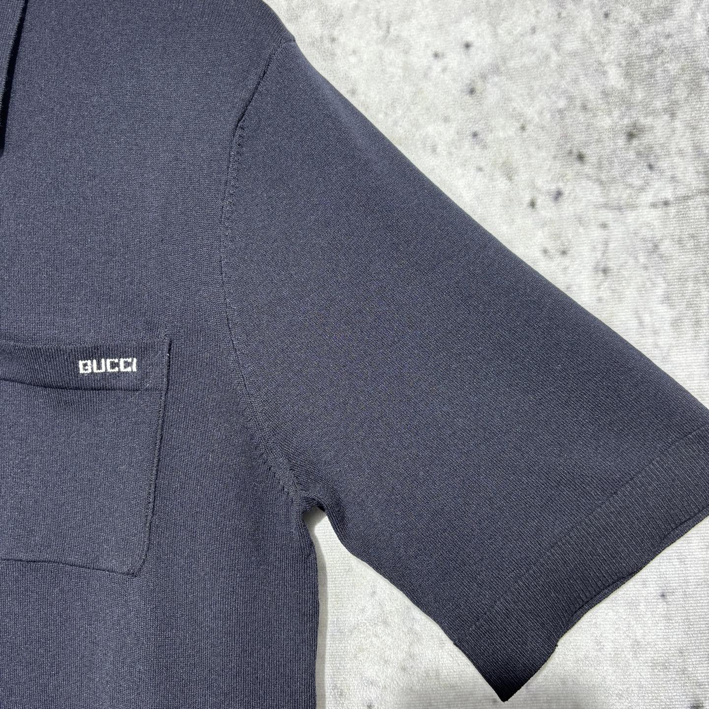 사슬 / 구찌 남성 폴로넥 반팔 셔츠