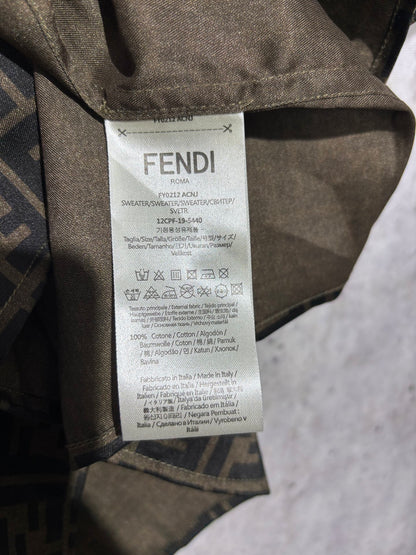 사슬 / 펜디 남성 여성 싱글 버클 반팔 셔츠