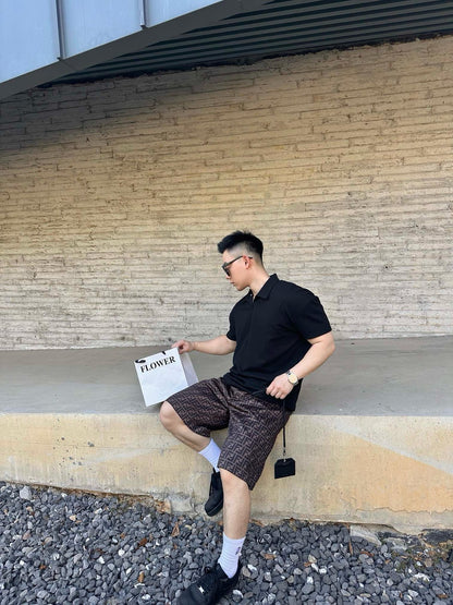 사슬 / 펜디 남성 여성 캐주얼 반바지