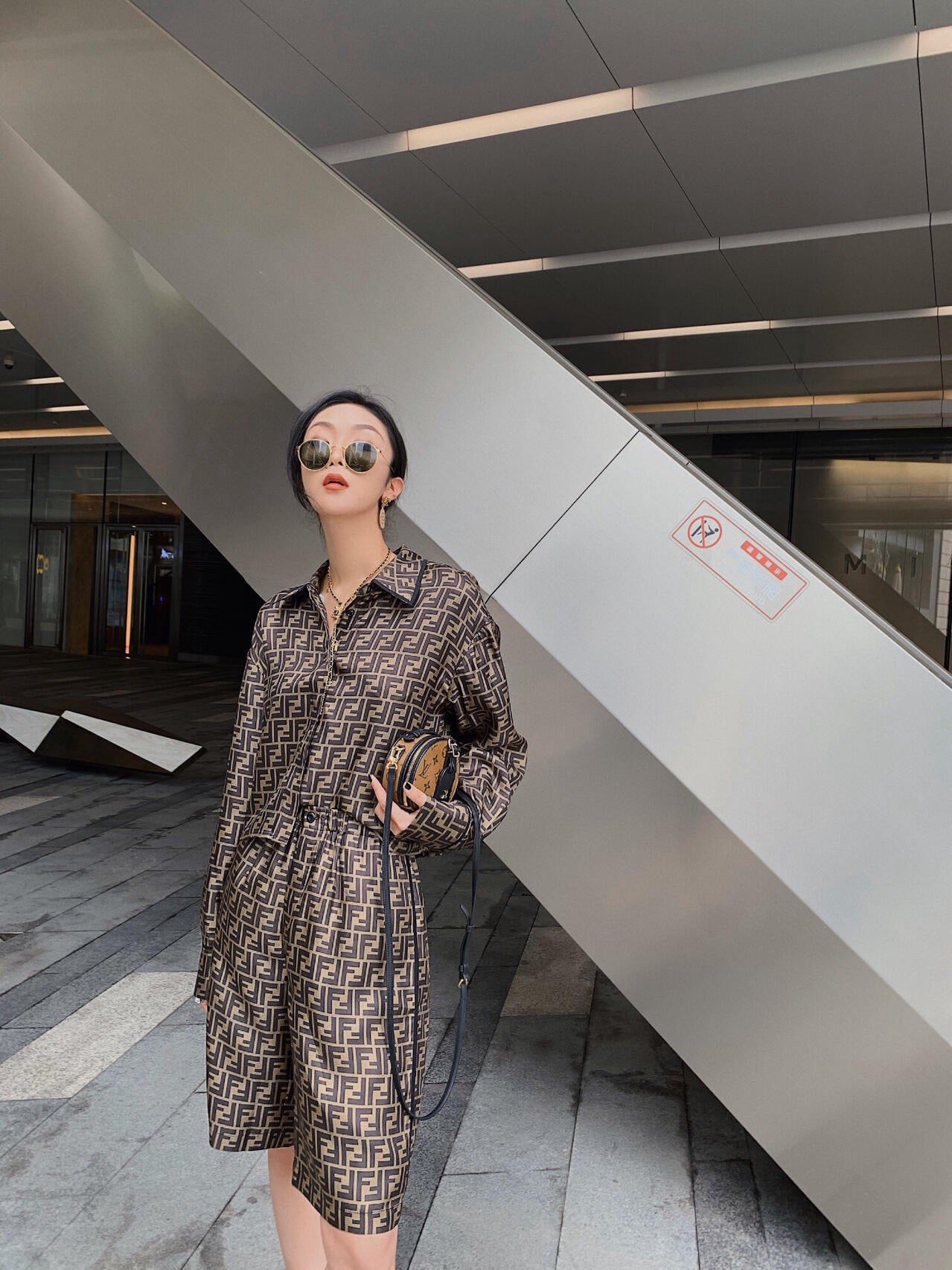 사슬 / 펜디 남성 여성 캐주얼 반바지