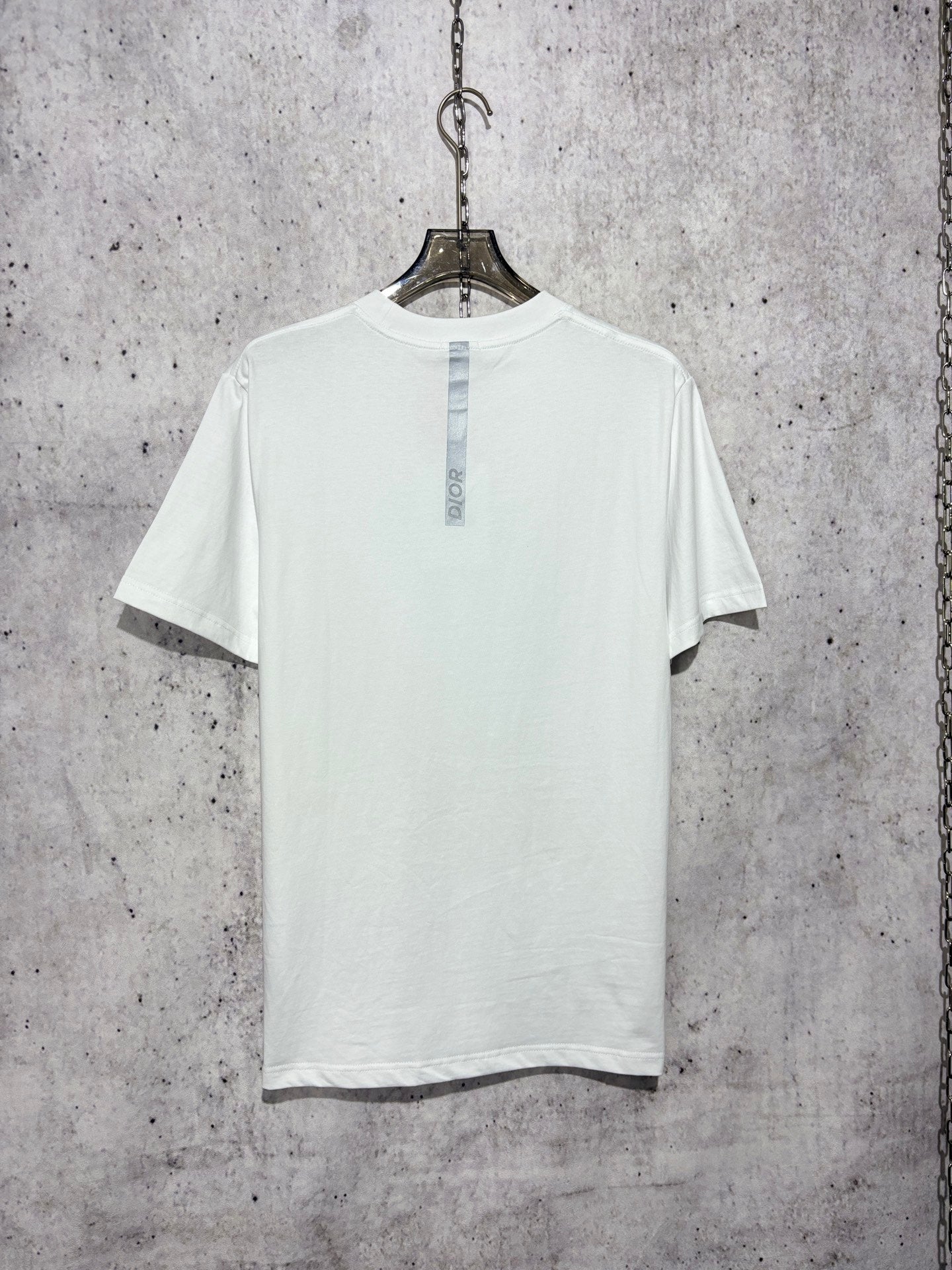사슬 / 디올 남성 라운드넥 니트 반팔 티셔츠