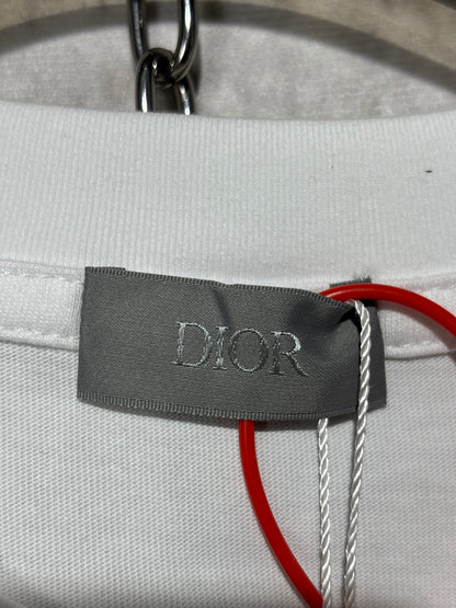 사슬 / 디올 남성 라운드넥 니트 반팔 티셔츠