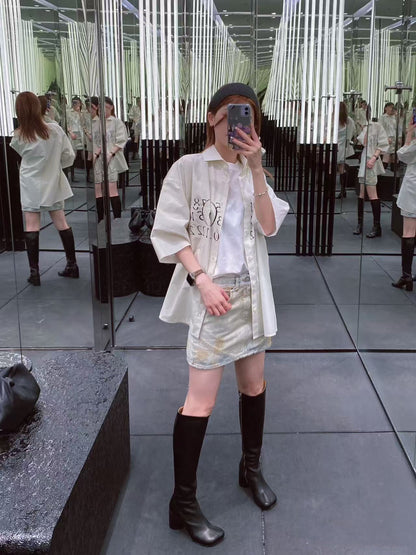 GTR / 메종마르지엘라 남성 반팔 셔츠