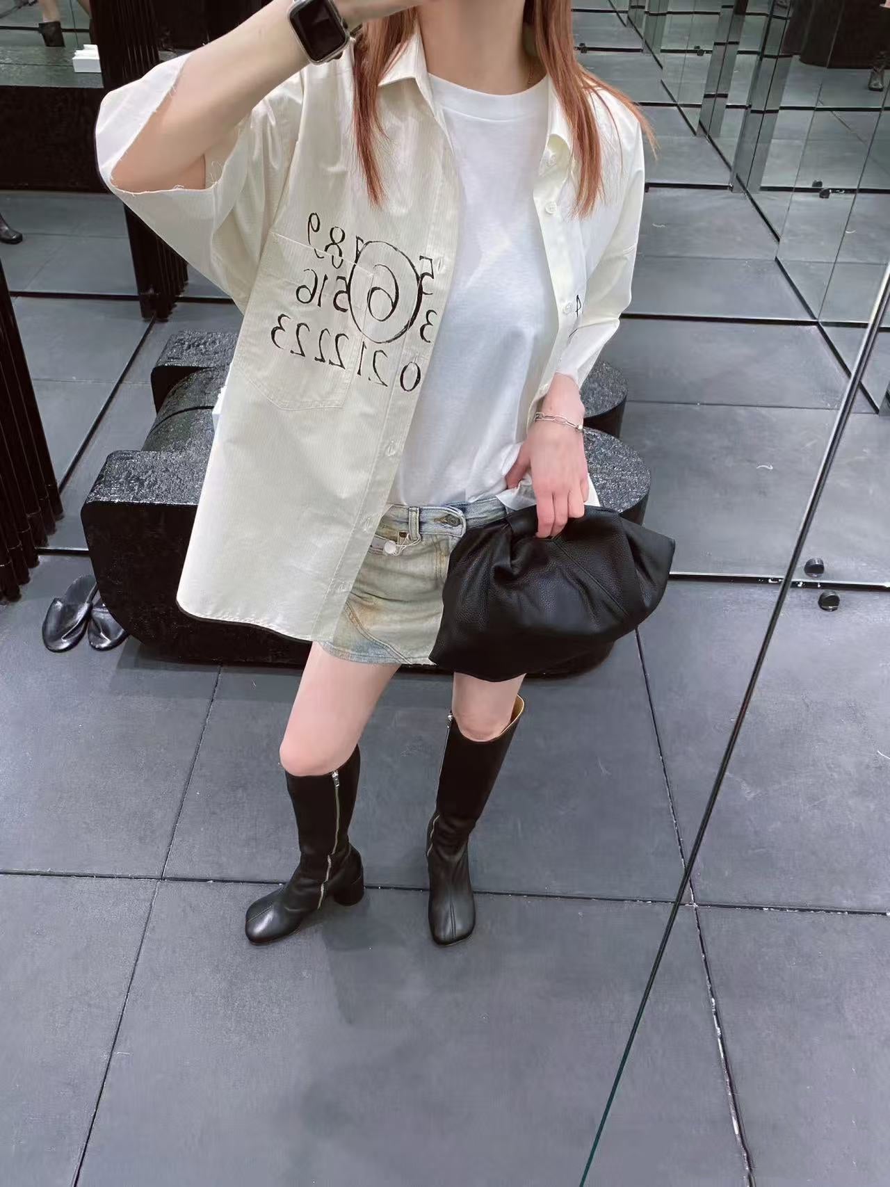 GTR / 메종마르지엘라 남성 반팔 셔츠