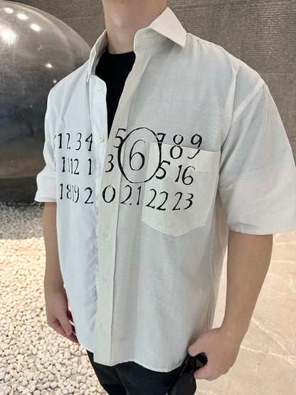 GTR / 메종마르지엘라 남성 반팔 셔츠