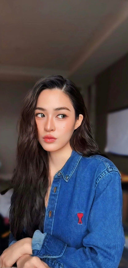 GTR / 아마니 남성 여성 데님 셔츠 자켓