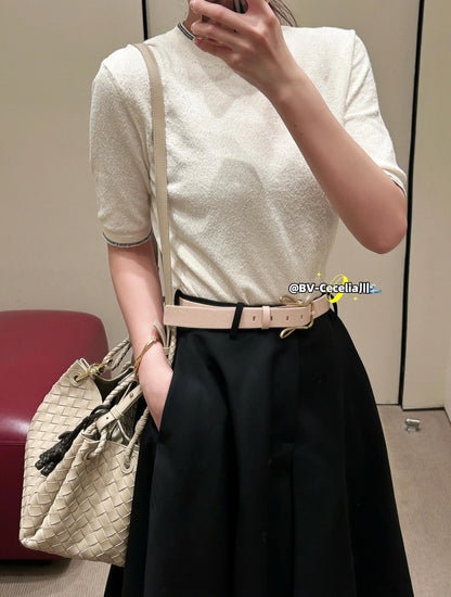 R공장 / 보테가베네타 남성 니트 반팔 티셔츠