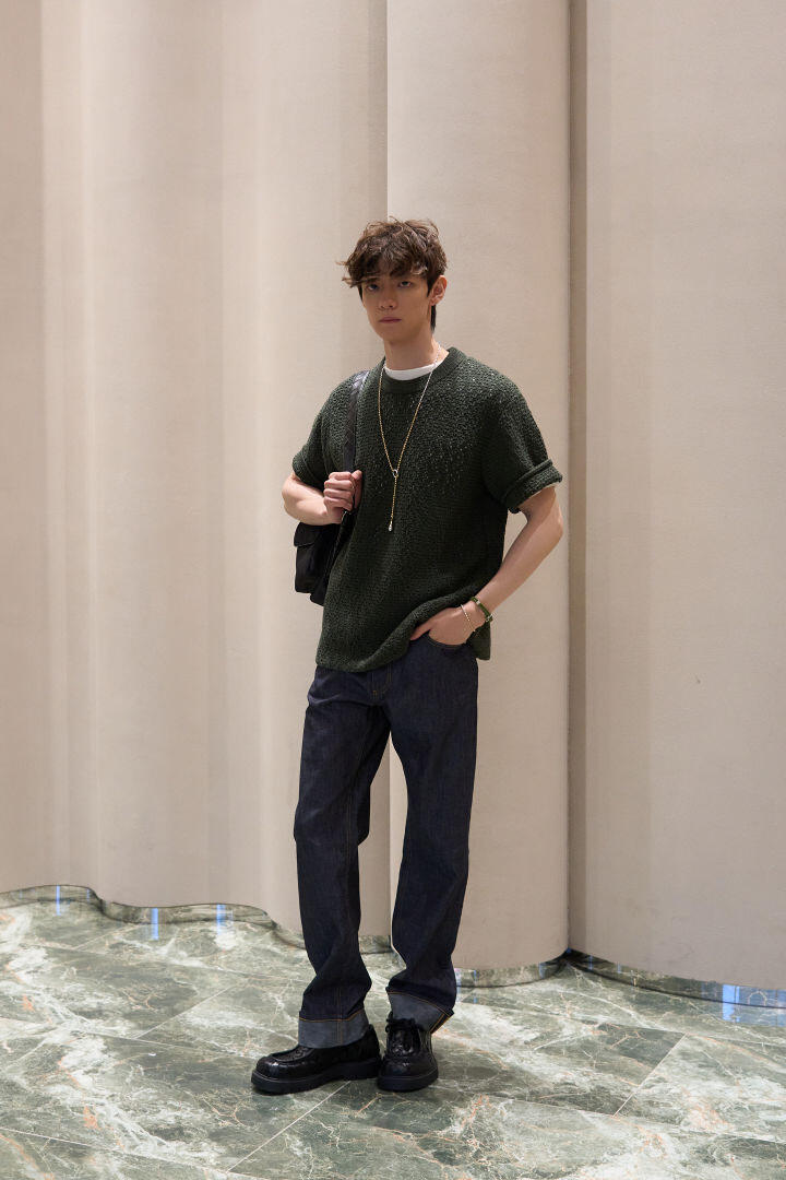 R공장 / 보테가베네타 남성 니트 반팔