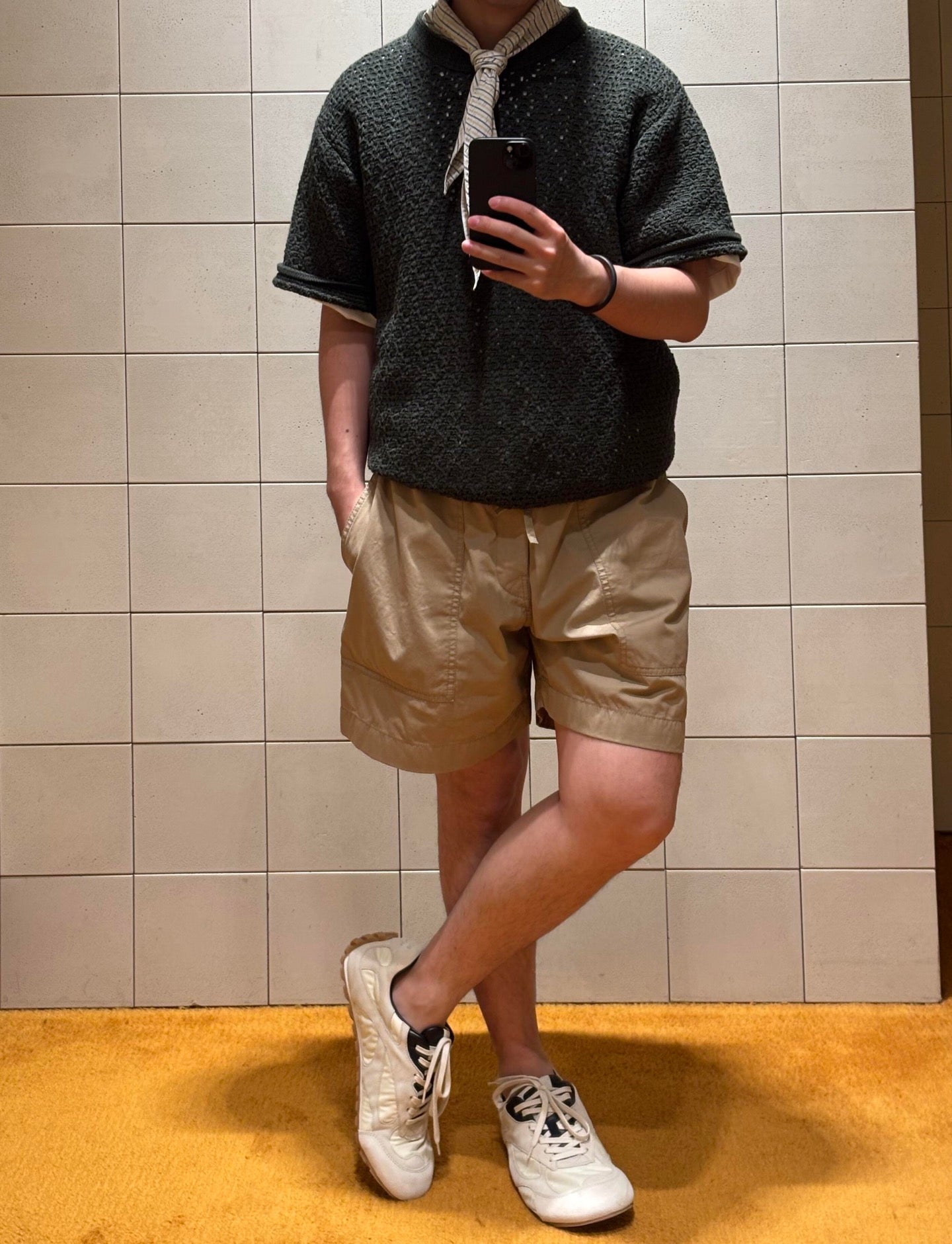 R공장 / 보테가베네타 남성 니트 반팔