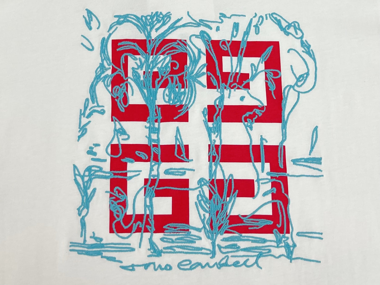 R공장 / 지방시 남성 4G 로고 반팔 티셔츠