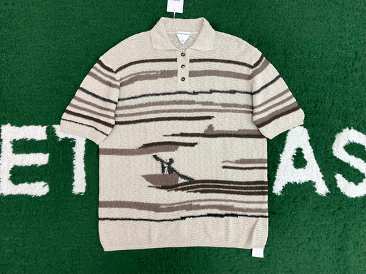 R공장 / 보테가베네타 남성 폴로넥 반팔 셔츠