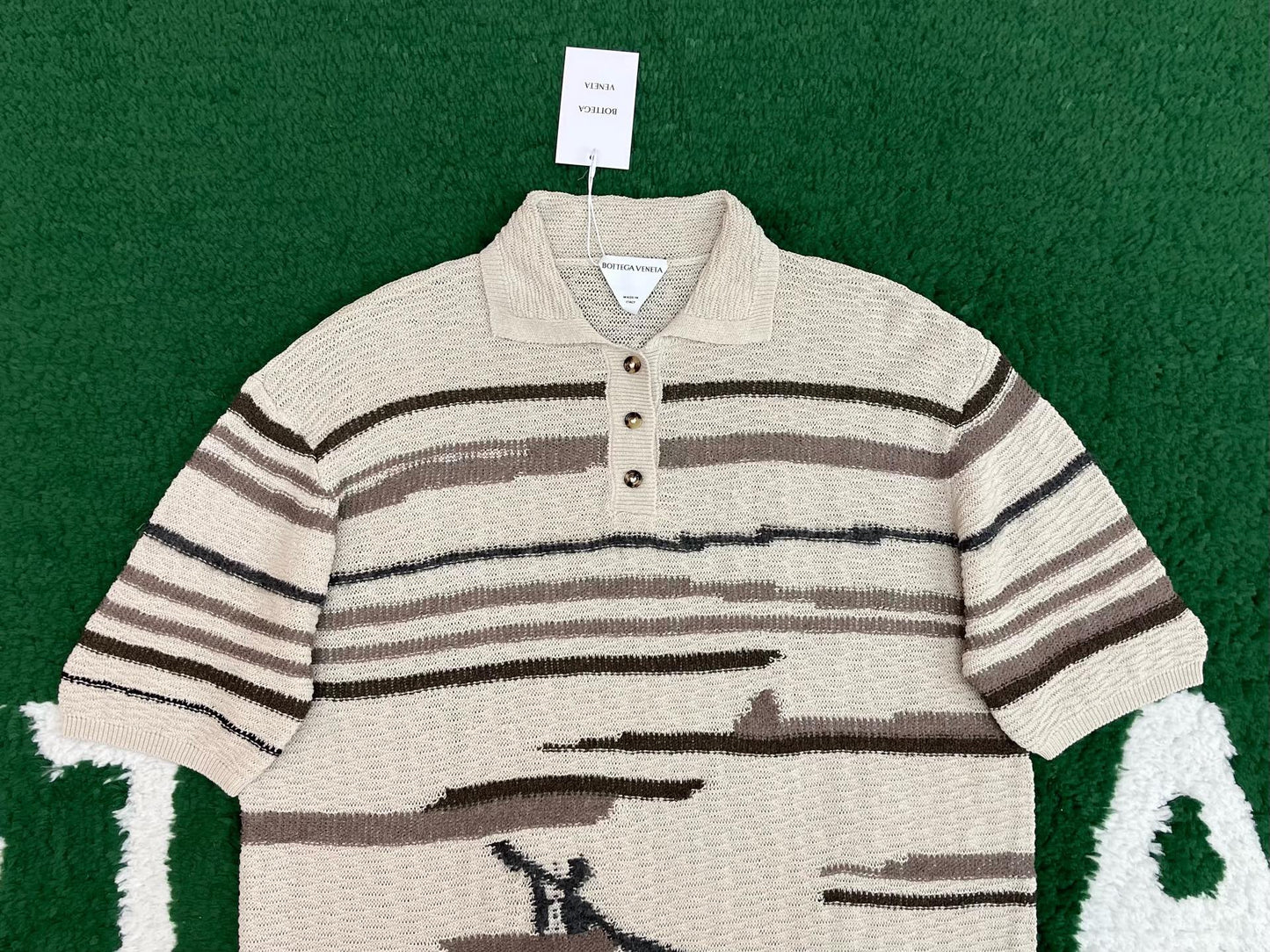 R공장 / 보테가베네타 남성 폴로넥 반팔 셔츠