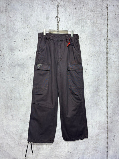 사슬 / 프라다 남성 루즈핏 빅 포켓 와이드 청바지