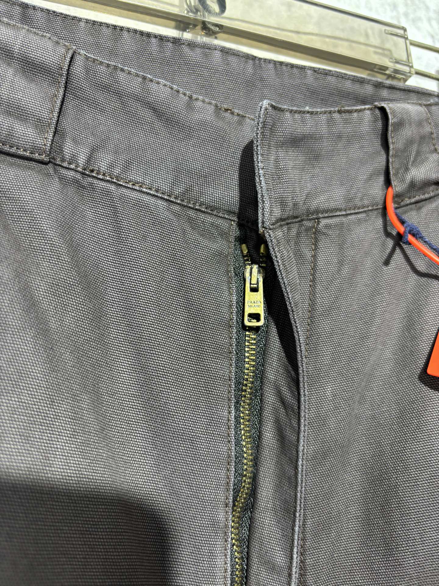 사슬 / 프라다 남성 루즈핏 빅 포켓 와이드 청바지