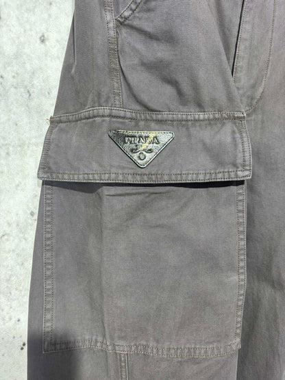 사슬 / 프라다 남성 루즈핏 빅 포켓 와이드 청바지