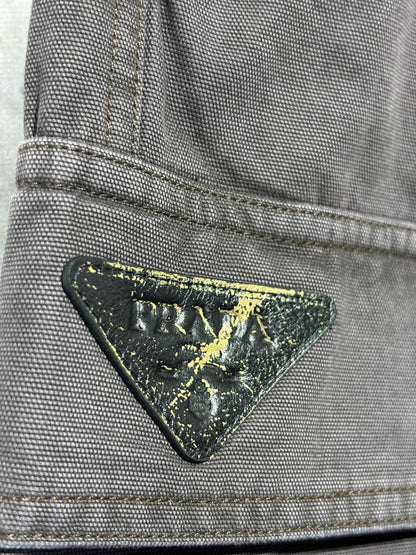 사슬 / 프라다 남성 루즈핏 빅 포켓 와이드 청바지