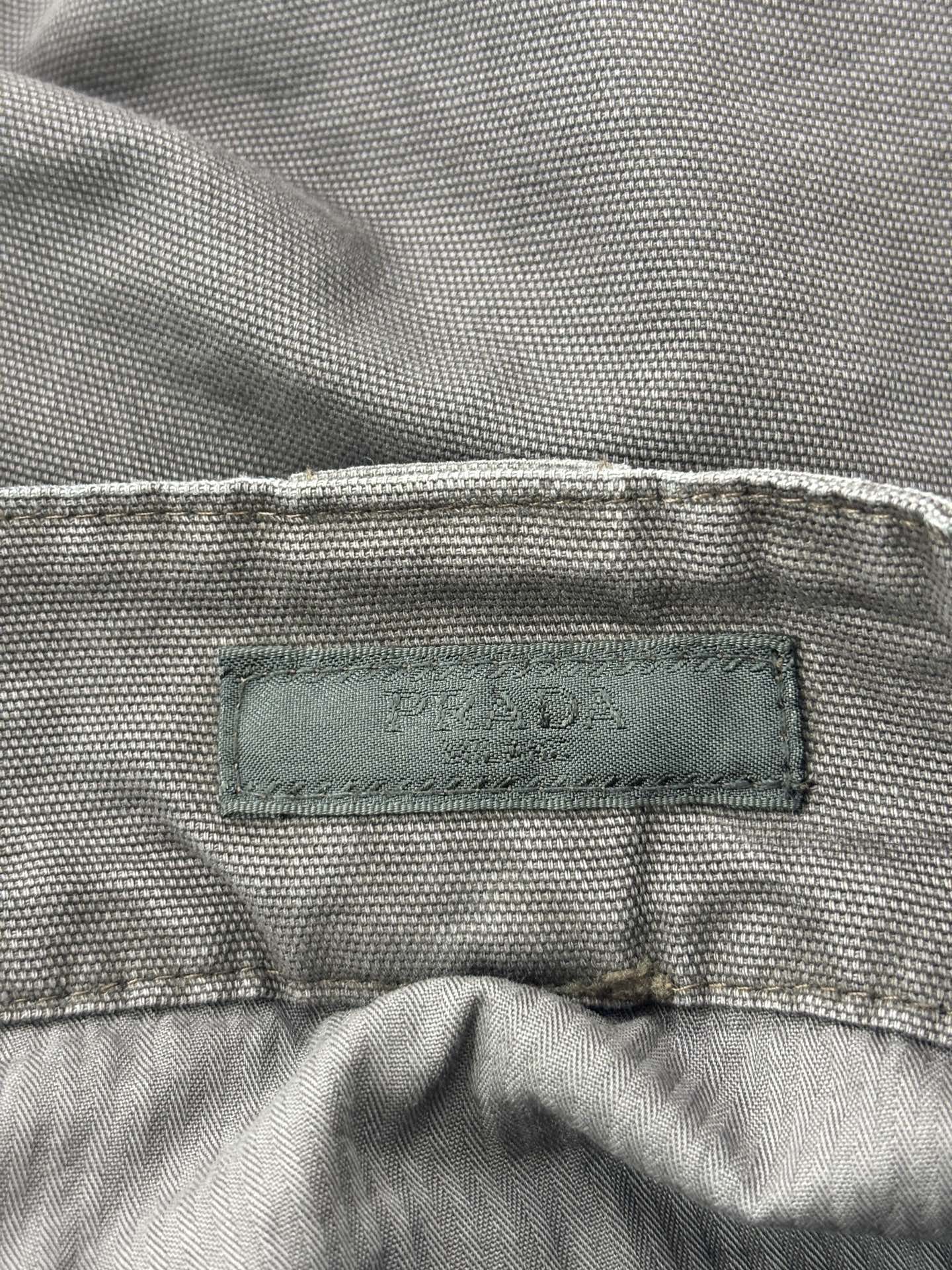 사슬 / 프라다 남성 루즈핏 빅 포켓 와이드 청바지