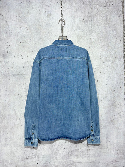 사슬 / 입생로랑 남성 여성 긴팔 데님 셔츠