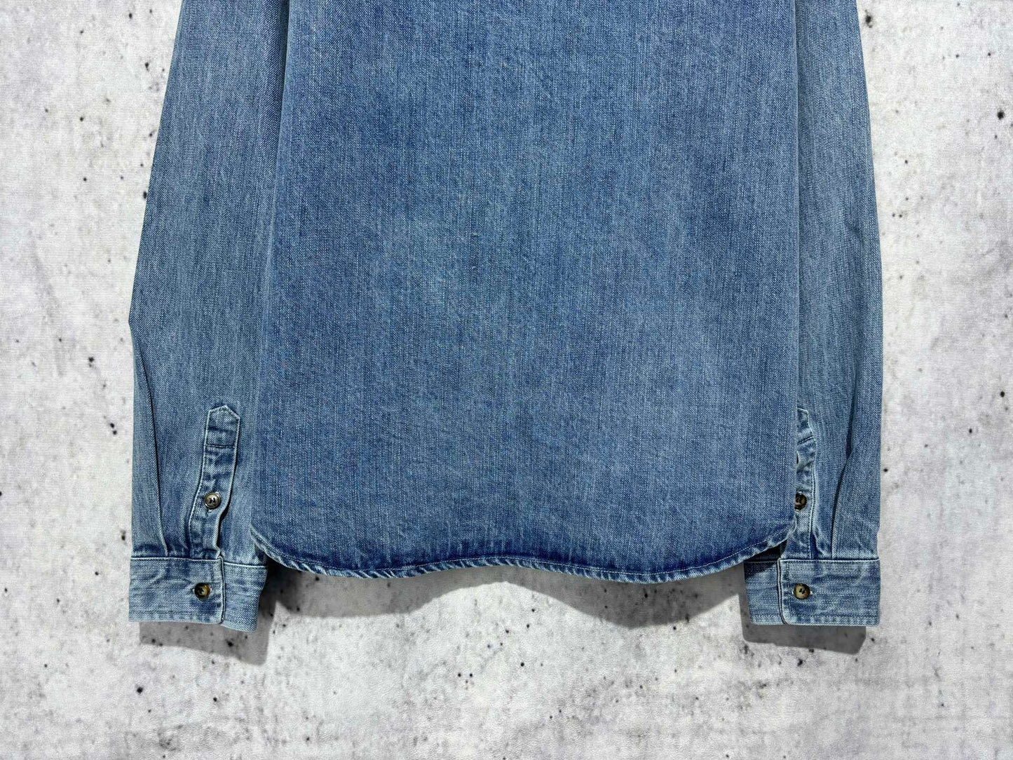 사슬 / 입생로랑 남성 여성 긴팔 데님 셔츠