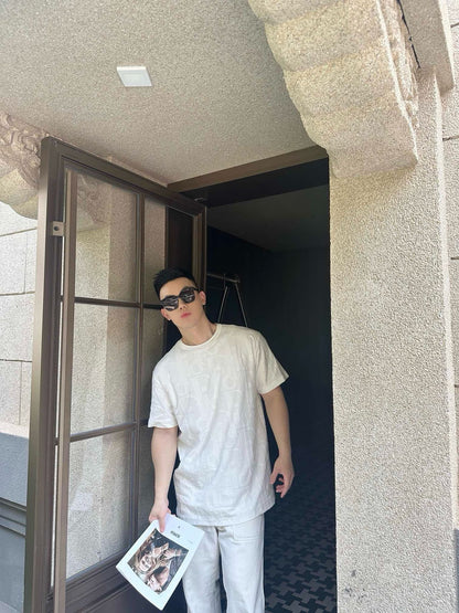 사슬 / 디올 남성 여성 반팔 티셔츠