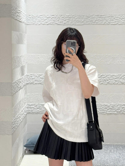 사슬 / 디올 남성 여성 반팔 티셔츠