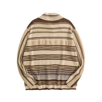 BVG / 보테가베네타 남성 스트라이프 폴로넥 니트