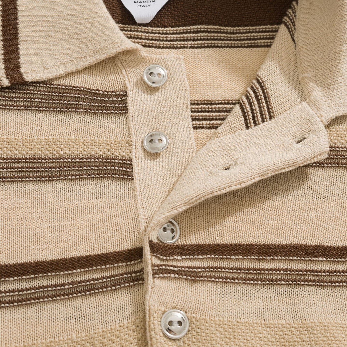 BVG / 보테가베네타 남성 스트라이프 폴로넥 니트